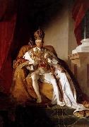 Friedrich von Amerling Emperor Franz I of Austria in his Coronation Robes Spain oil painting artist